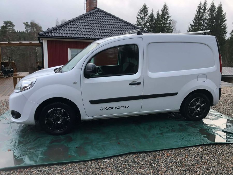 Efter bild på tvättad skåpbil