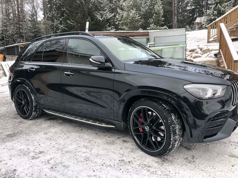 Ny tvättad mercedes